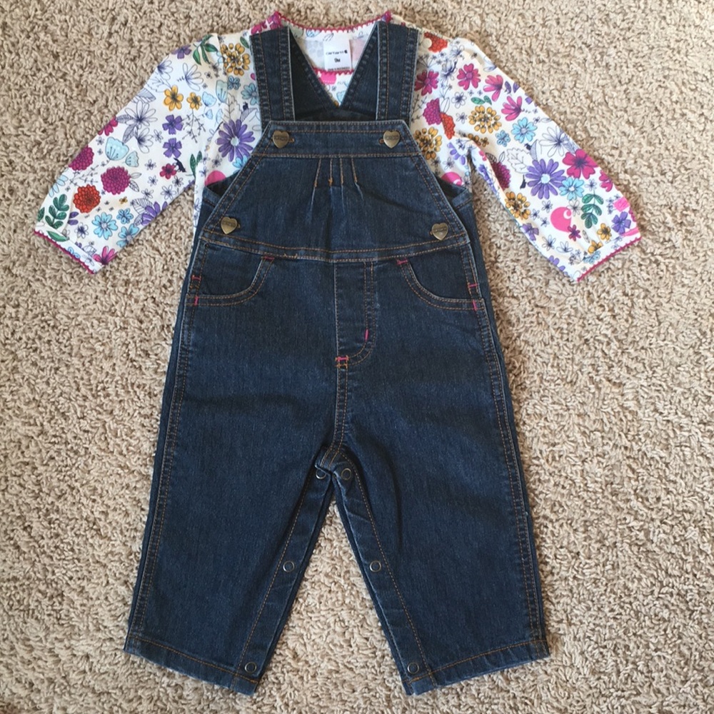 NWOT Carhartt overall set